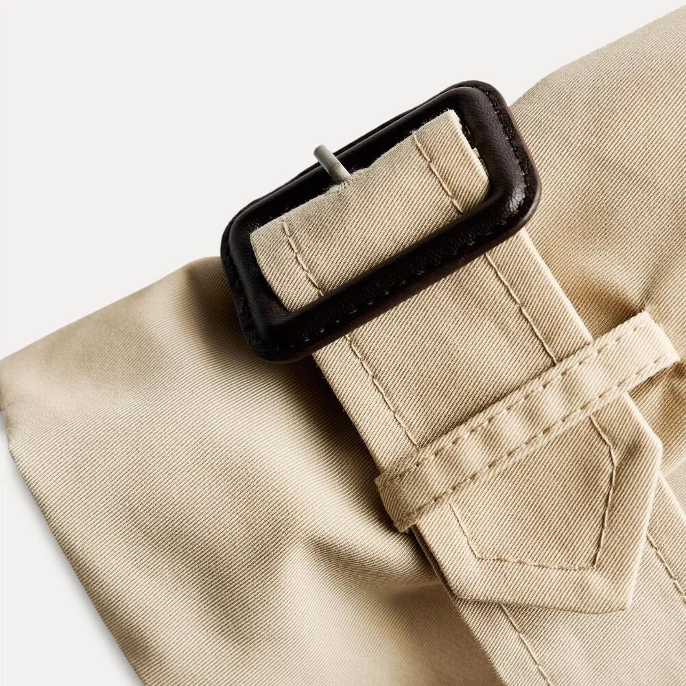 Zara Water Repellent Trench Coat ZW Collection - Picture 7 of 8